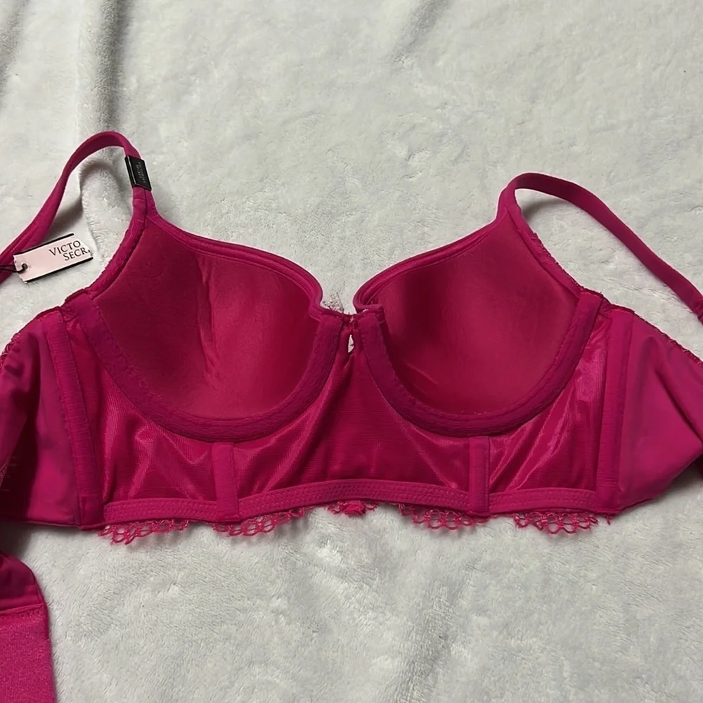Hot Pink Victoria’s Secret Cropped Bustier